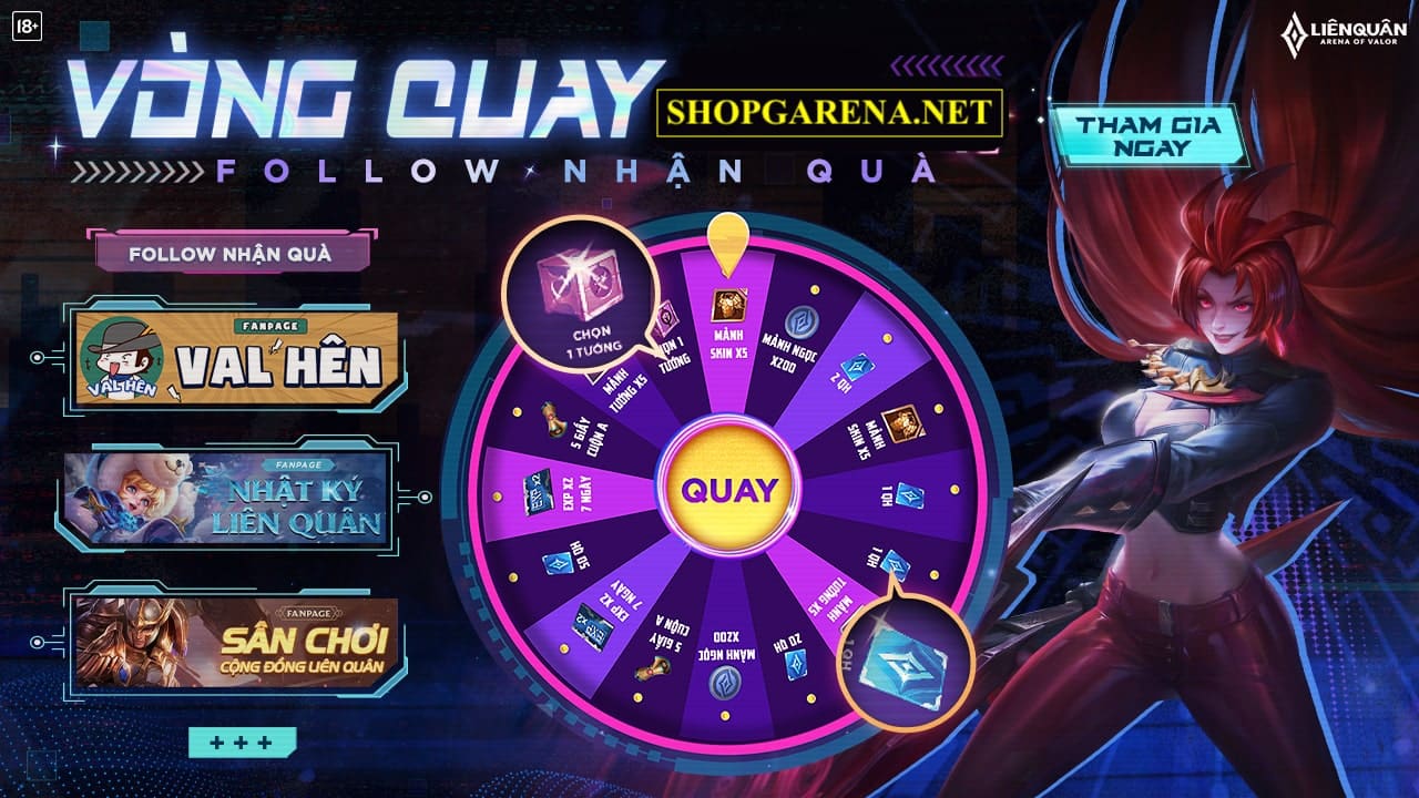 Vong Quay Lien Quan MIEN PHI