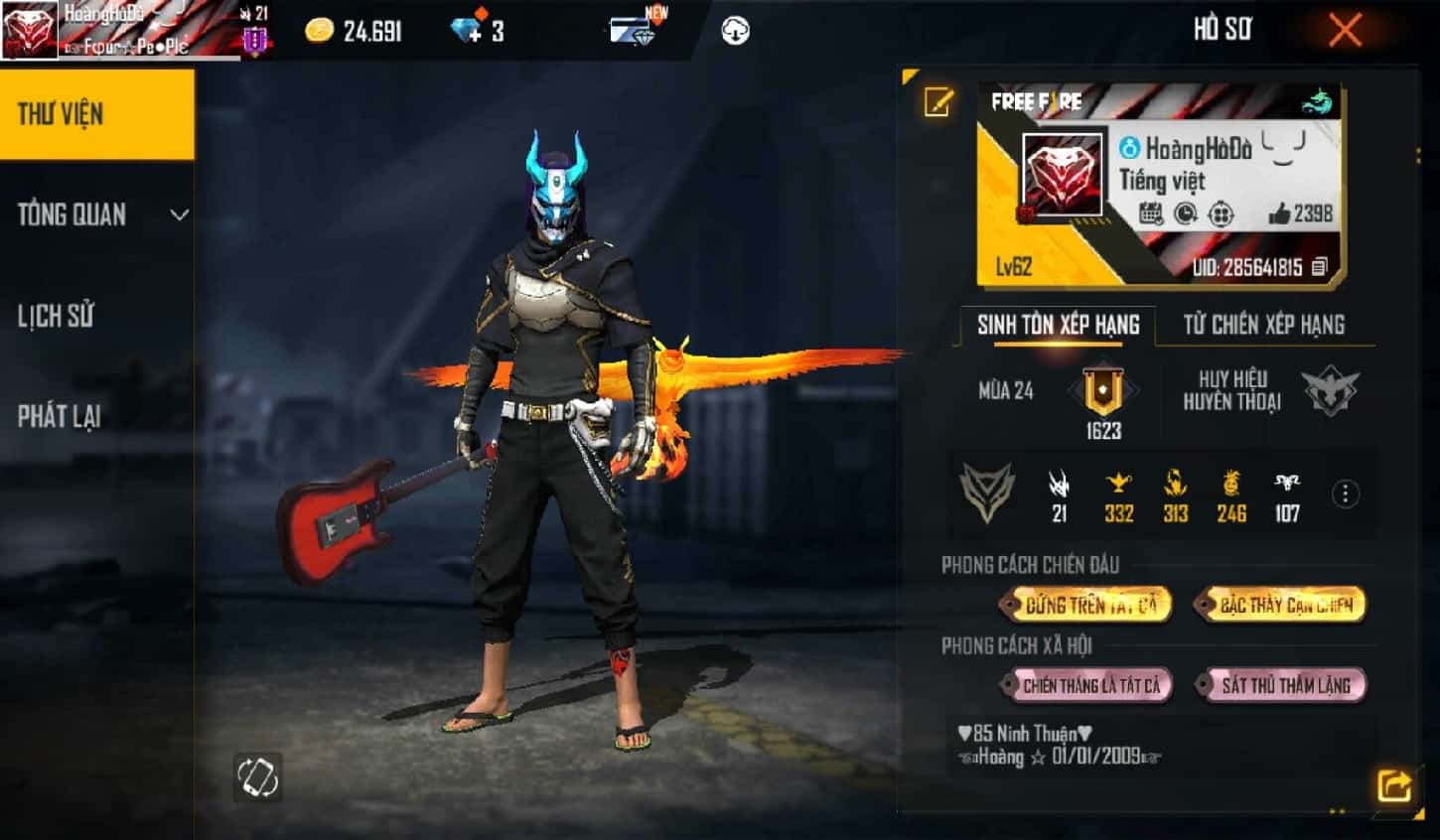 Gửi đến các bạn ảnh acc ff cùi