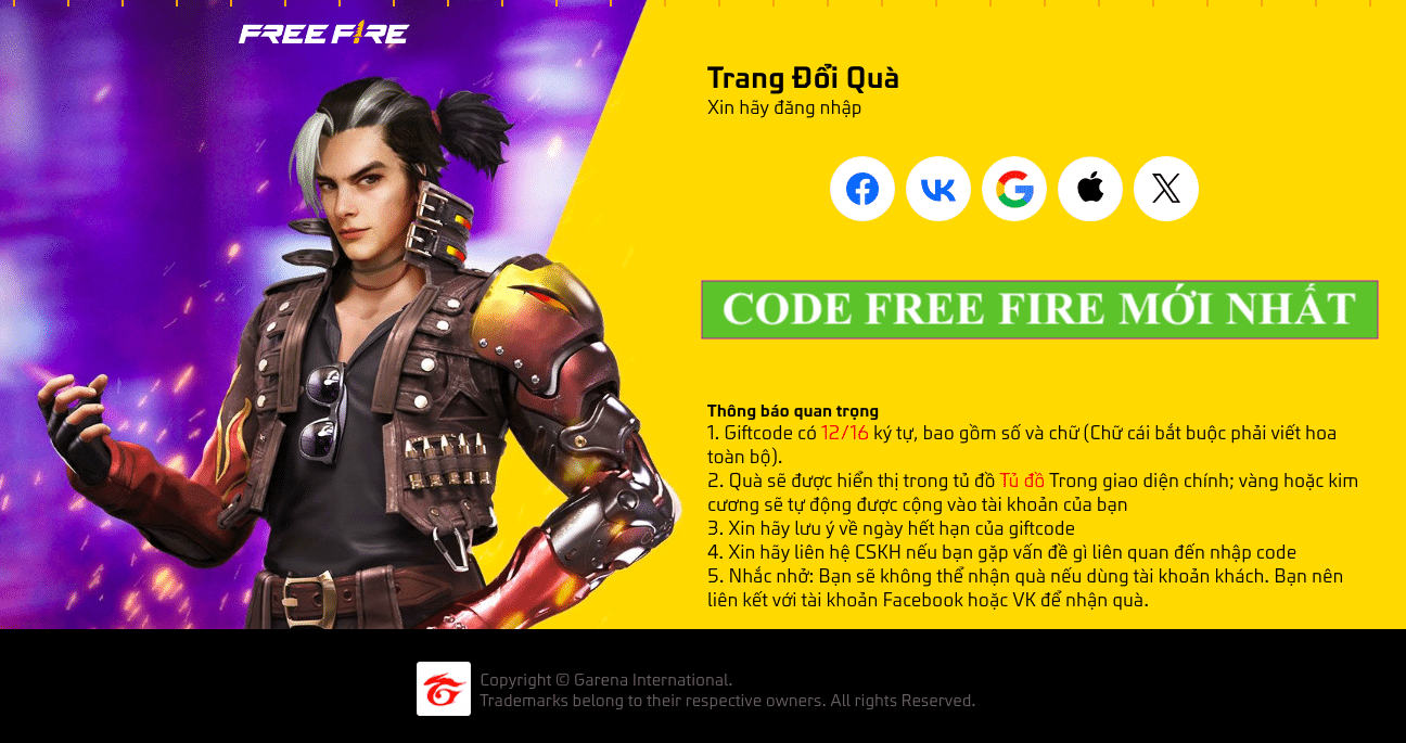 Sự Kiện Free Fire