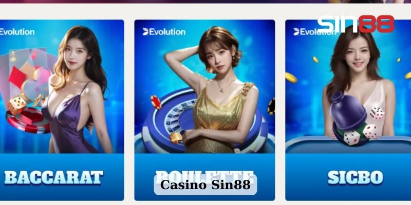 Sòng bạc trực tuyến SIN88 đẳng cấp