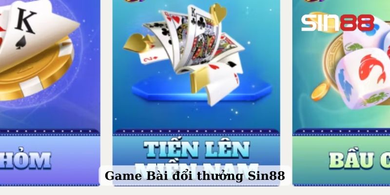 Game bài SIN88 chơi online rút tiền mặt
