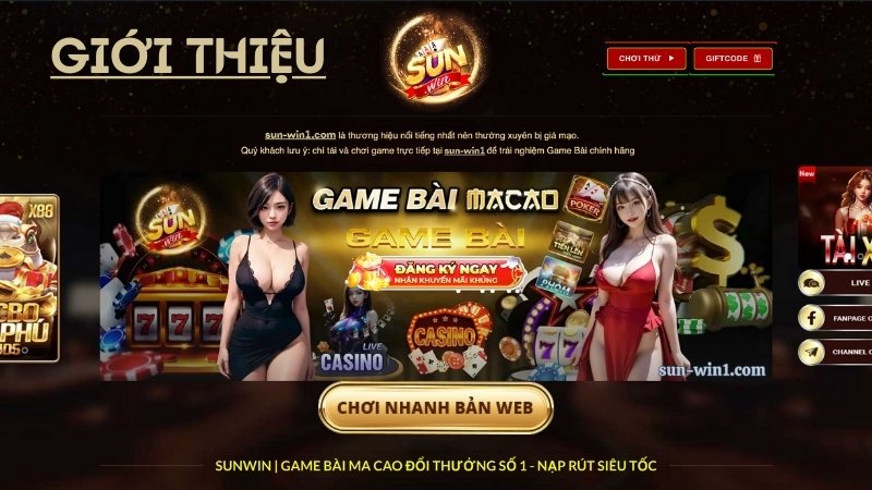 Sunwin - Giới thiệu cổng game bài đổi thưởng ma cao Sunwin - Giới thiệu cổng game bài đổi thưởng ma cao