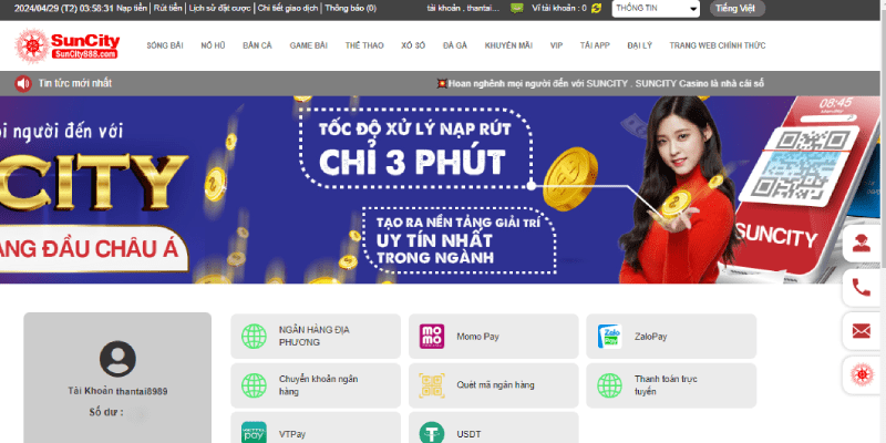 TRANG CHỦ Hướng dẫn đăng nhập tài khoản Nhà cái Suncity nhanh gọn