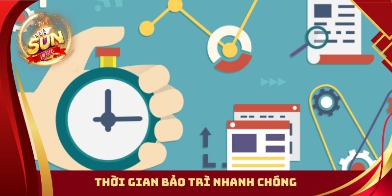 Thời gian bảo trì nhanh chóng