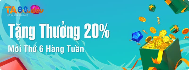 Khuyến mãi tại TA88 cho các lần nạp tiền khác nhau 