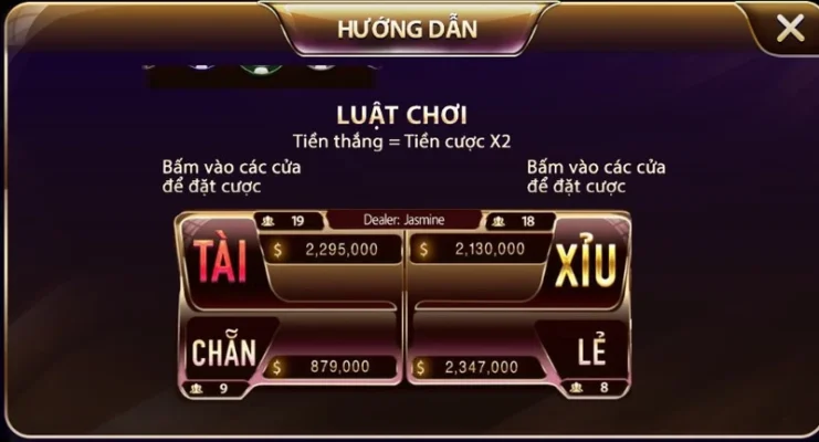 Mẹo đánh cược tài xỉu luôn thắng 