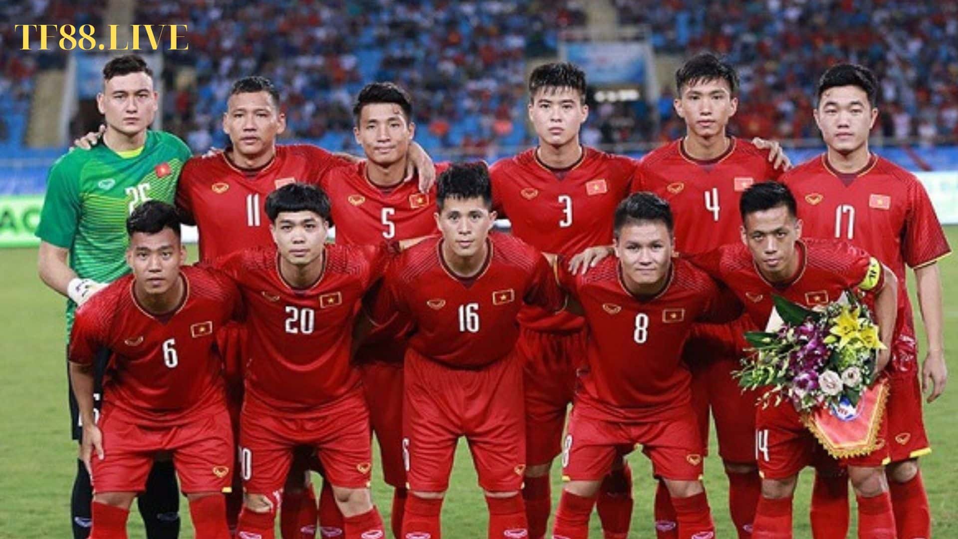 Mỗi đội có tối đa 11 cầu thủ trên sân TF88