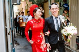 Địa chỉ thuê áo dài cưới hỏi đẹp nhất TP. Cẩm Phả, Quảng Ninh