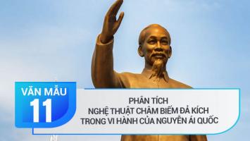 Bài văn phân tích nghệ thuật châm biếm, đả kích trong 