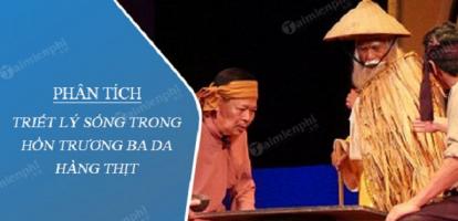 Bài văn phân tích triết lý sống trong 