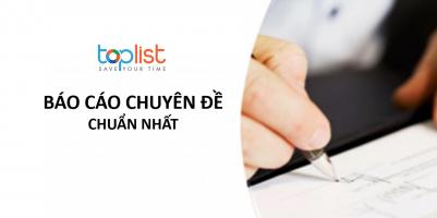 Mẫu báo cáo chuyên đề thường dùng nhất hiện nay