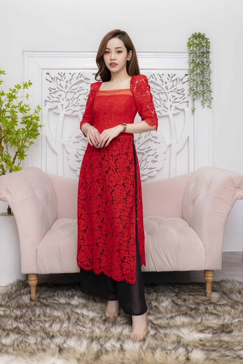 Áo dài ren