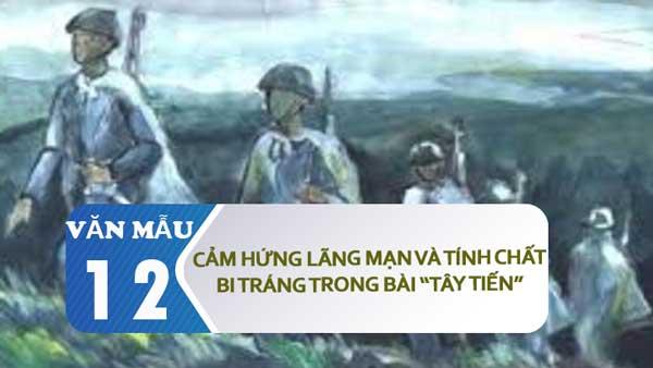Cảm hứng lãng mạn và tinh thần bi tráng trong bài thơ 