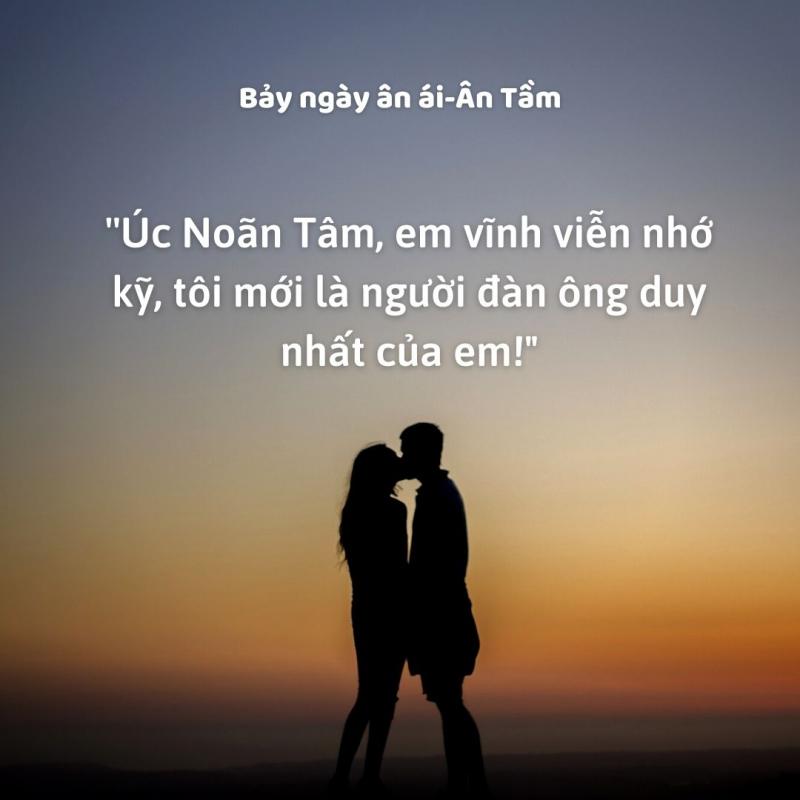 Câu nói hay trong Bảy ngày ân ái