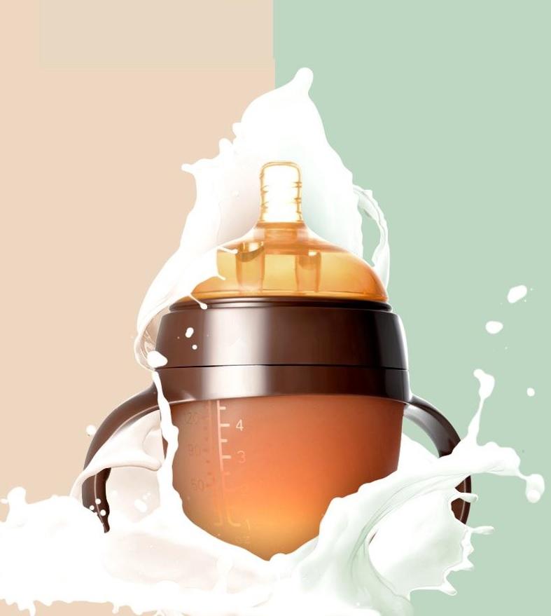 Bình sữa silicon chống sặc HINATA