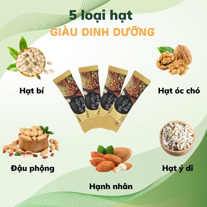 Bột ngũ cốc dinh dưỡng Damtuh Hàn Quốc