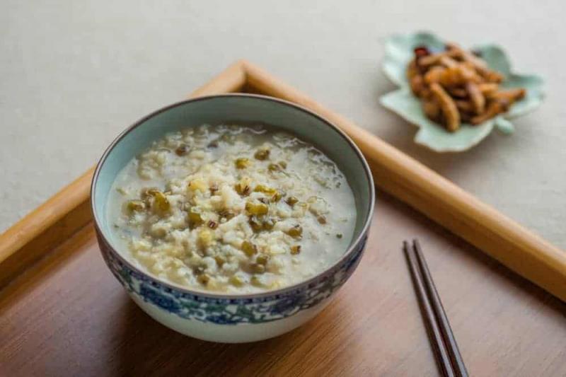 Cháo cá chép đậu xanh