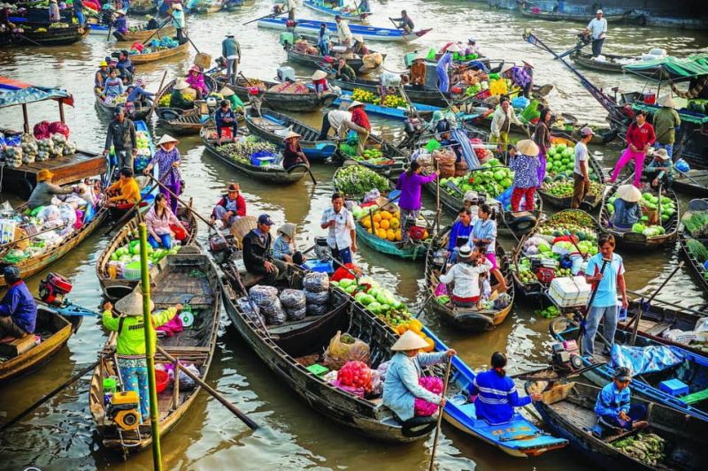 Chợ nổi Cái Răng (Cần Thơ)