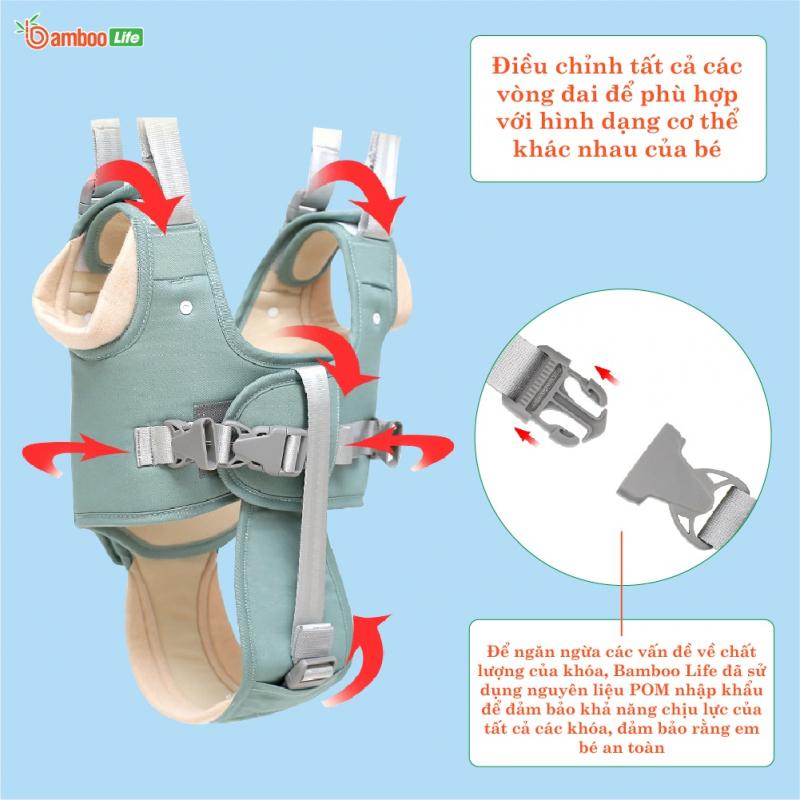 Đai tập đi đứng cho bé Bamboo Life