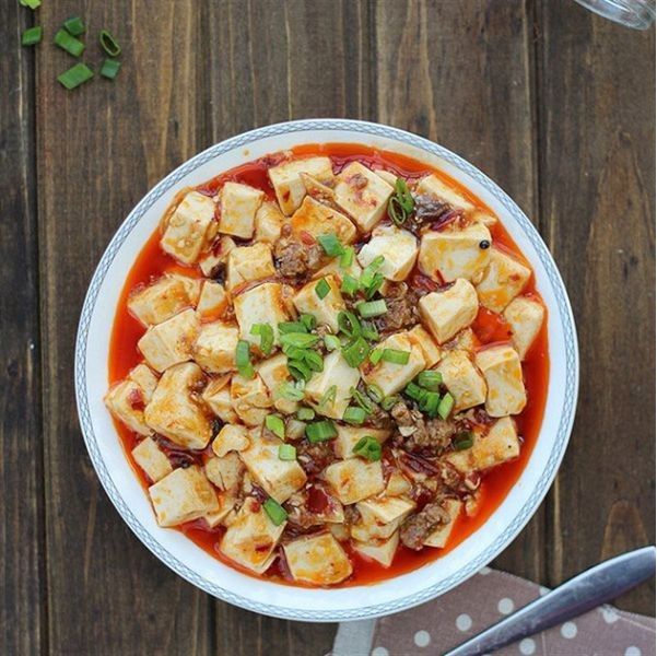 Đậu phụ sốt nấm cay