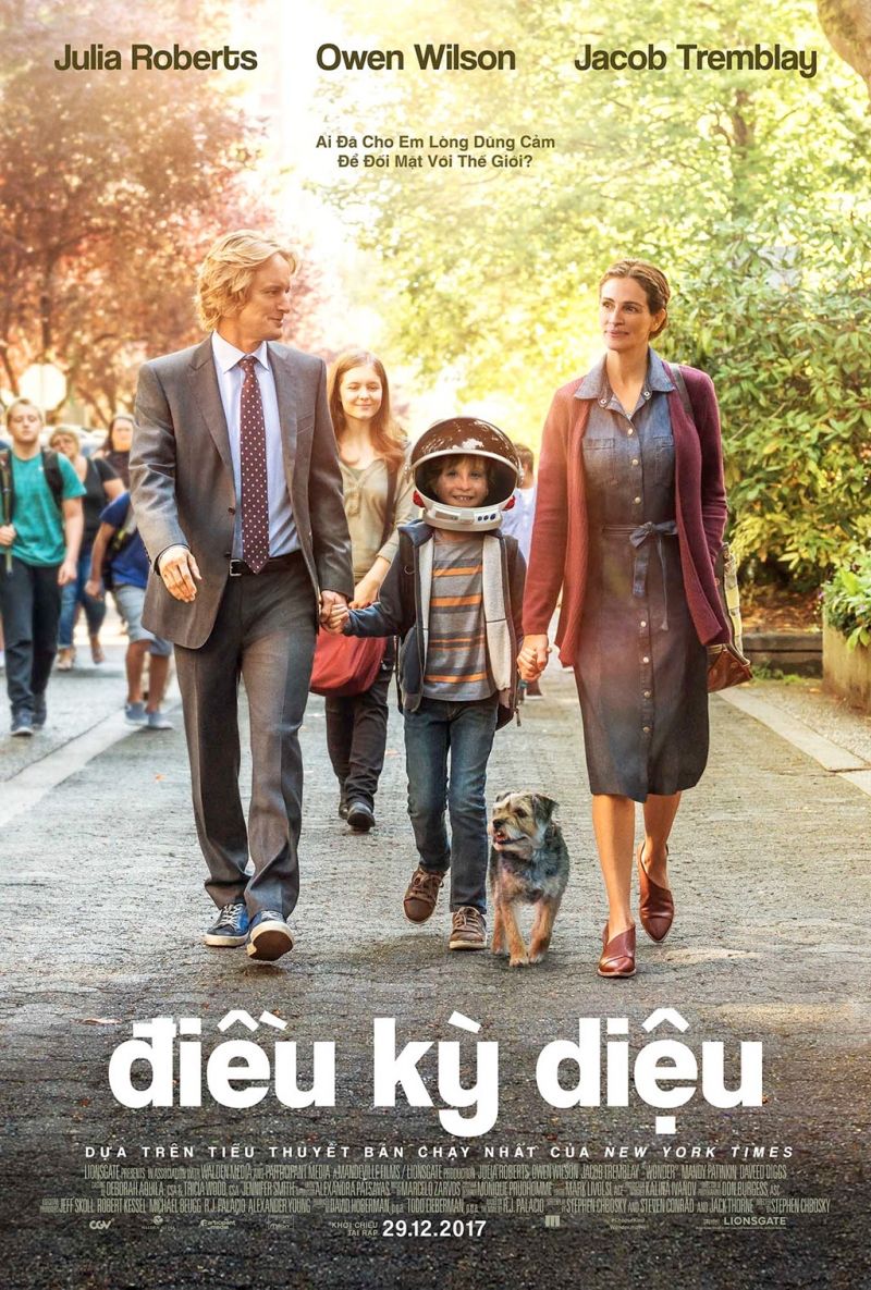 Poster của bộ phim Điều kỳ diệu được chuyển thể từ tiểu thuyết thiếu nhi cùng tên