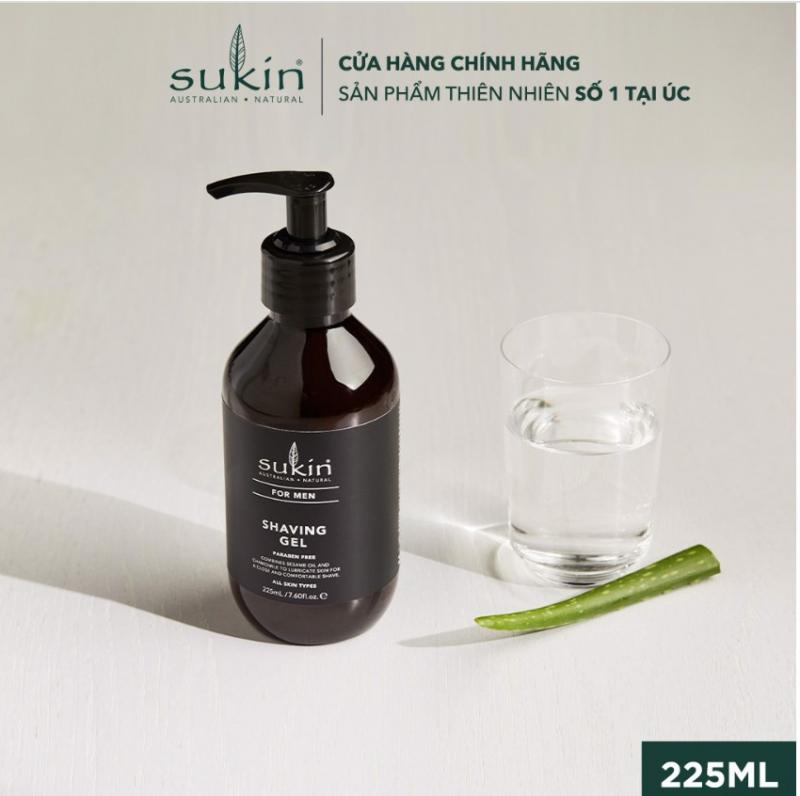 Gel cạo râu Sukin For Men Shaving Gel