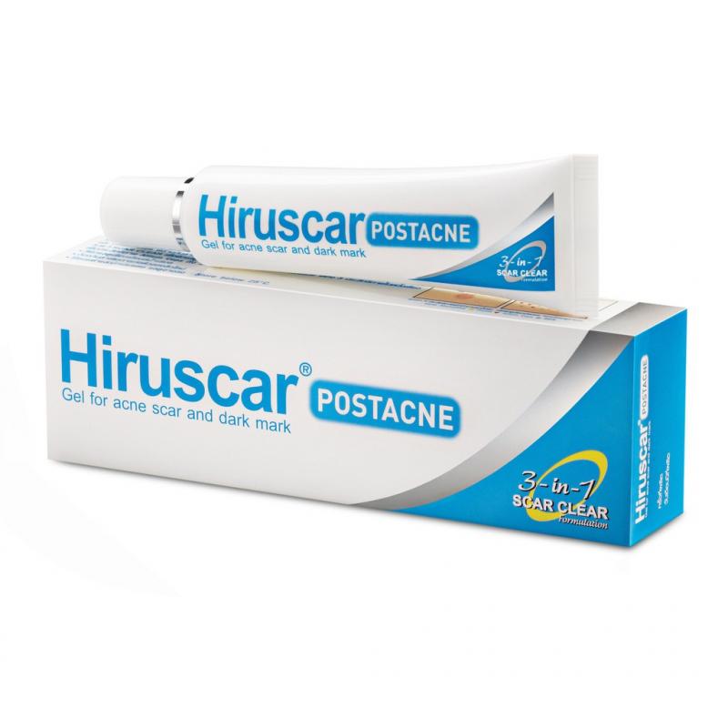 Gel làm mờ sẹo mụn và thâm mụn Hiruscar Post Acne