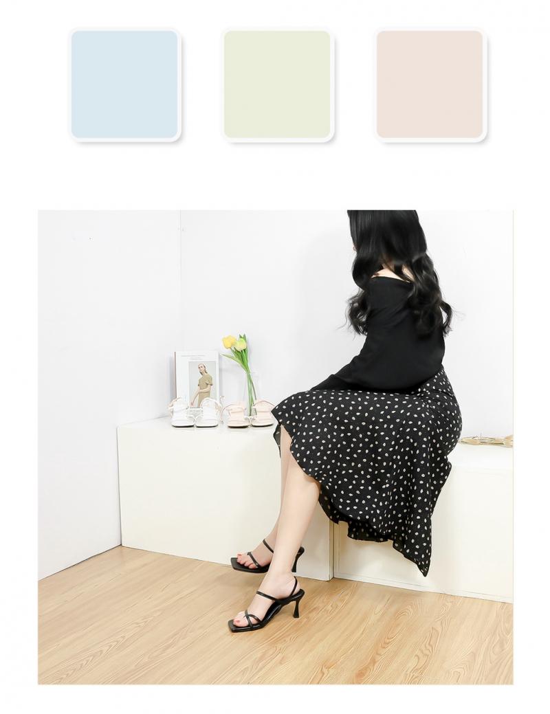 Giày cao gót Erosska phối dây xỏ ngón