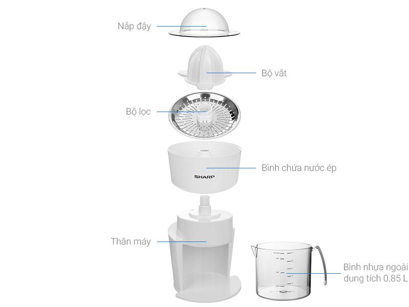 Máy vắt cam Sharp EJ-J415-WH