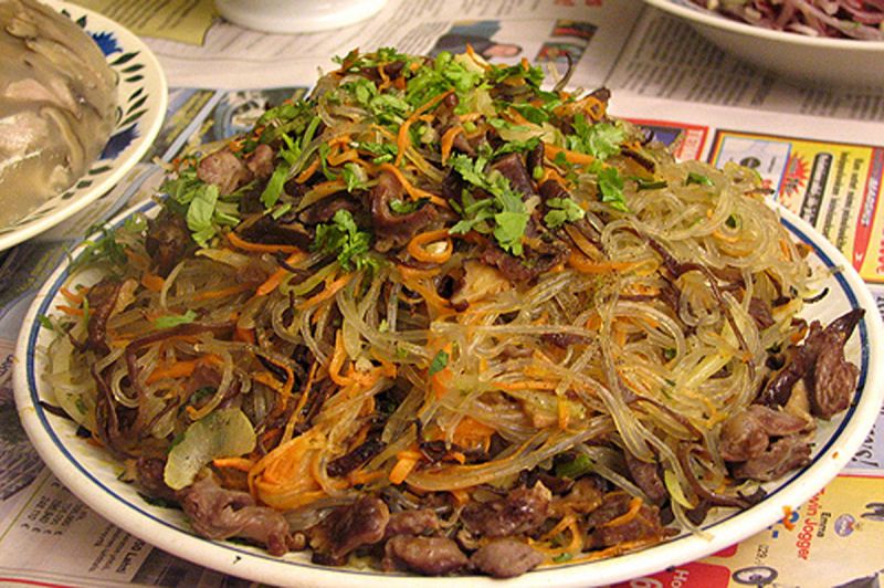 Miến nấu khô