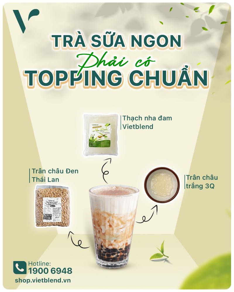 Nguyên liệu trà sữa Vietblend