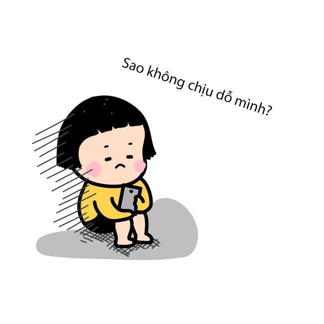 Chứ thật ra nếu bạn không nhắn tin cô ấy sẽ như vậy nè