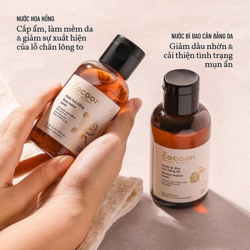 Nước Hoa Hồng Cocoon Rose Water Toner Cấp Ẩm Và Làm Mềm Da