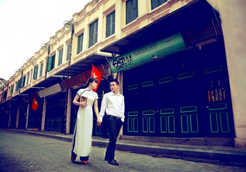 Phố Cổ Hà Nội, nơi chụp ảnh cưới đẹp ở miền Bắc
