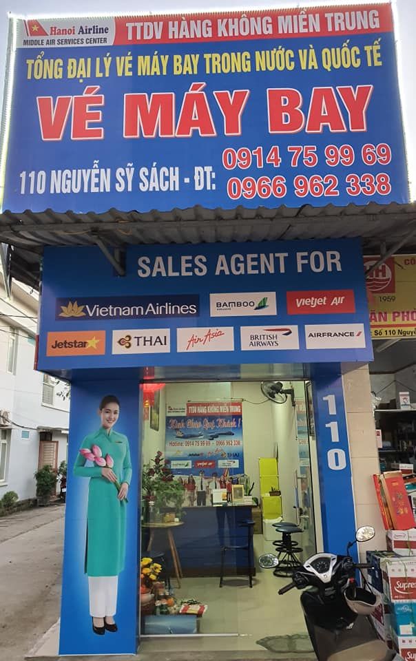 Phòng Vé Máy Bay 110 Nguyễn Sỹ Sách