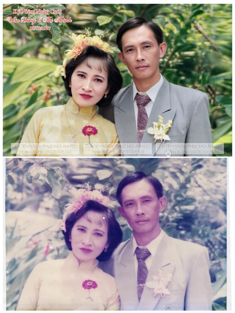 Phục Hồi Ảnh Cũ - Cửa Tiệm 1990s