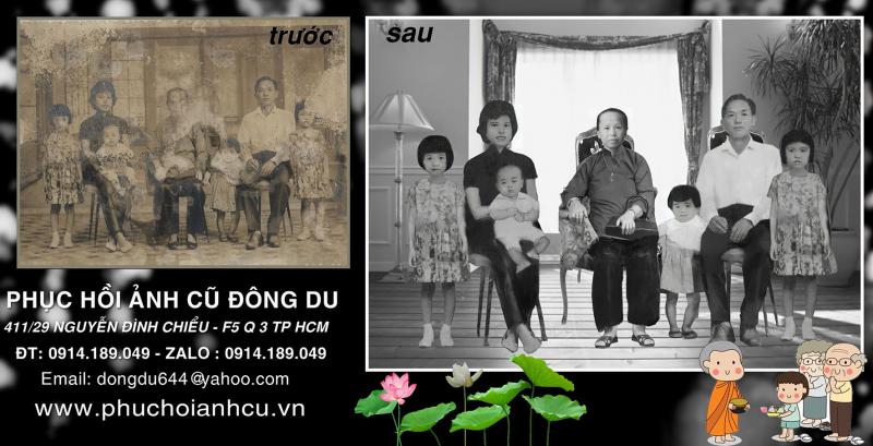 Phục hồi ảnh cũ Đông Du