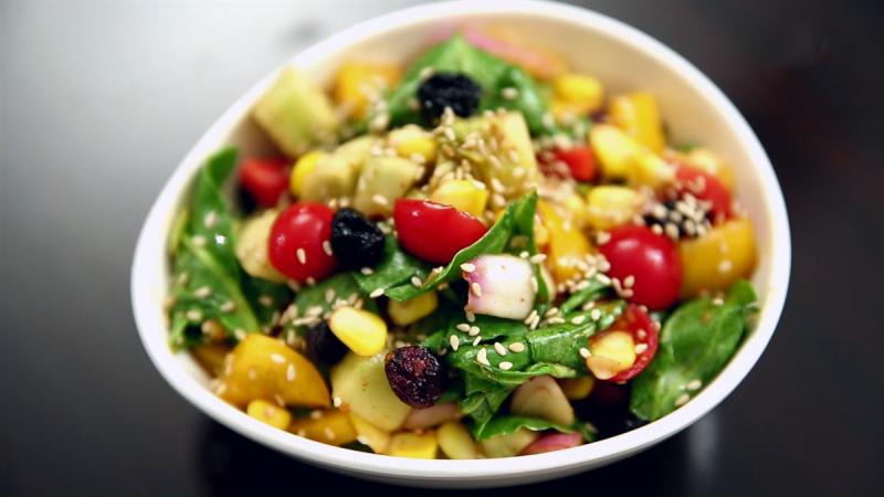 Salad rau bina - cải bó xôi
