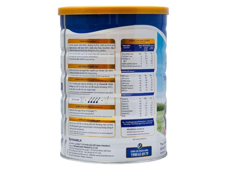 Sữa bột nguyên kem Vinamilk dinh dưỡng