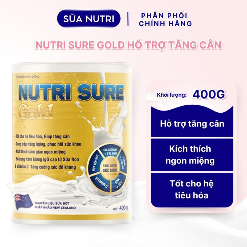 Sữa dinh dưỡng tăng cân cho người gầy Nutri Sure Gold