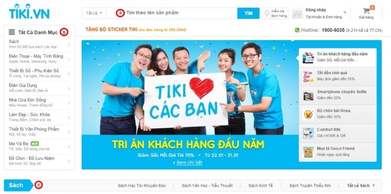 Website của Tiki