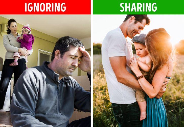 Tình yêu đích thực là biết chia sẻ trách nhiệm