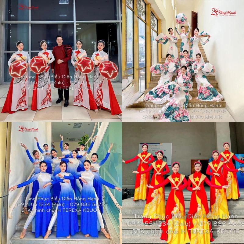 Trang Phục Biểu Diễn Hồng Hạnh