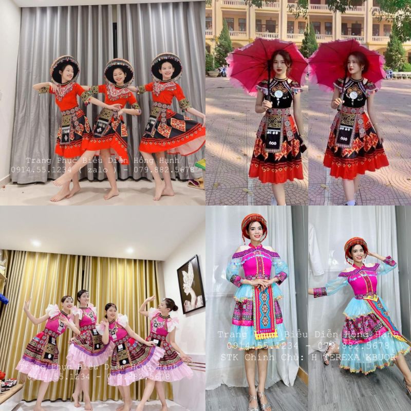 Trang Phục Biểu Diễn Hồng Hạnh