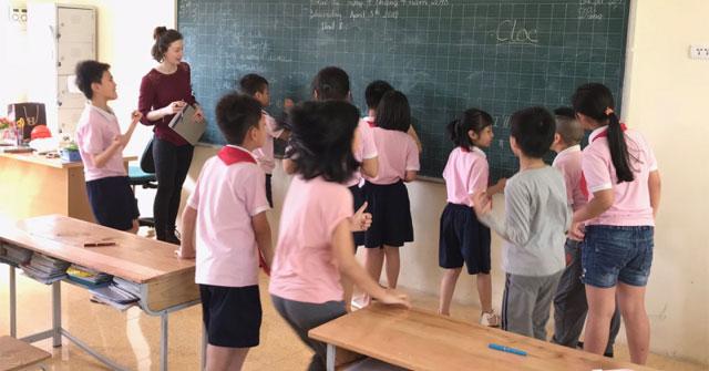Trò chơi: Slap blackboard (đập vào bảng) - Trò chơi tiếng Anh vui nhộn