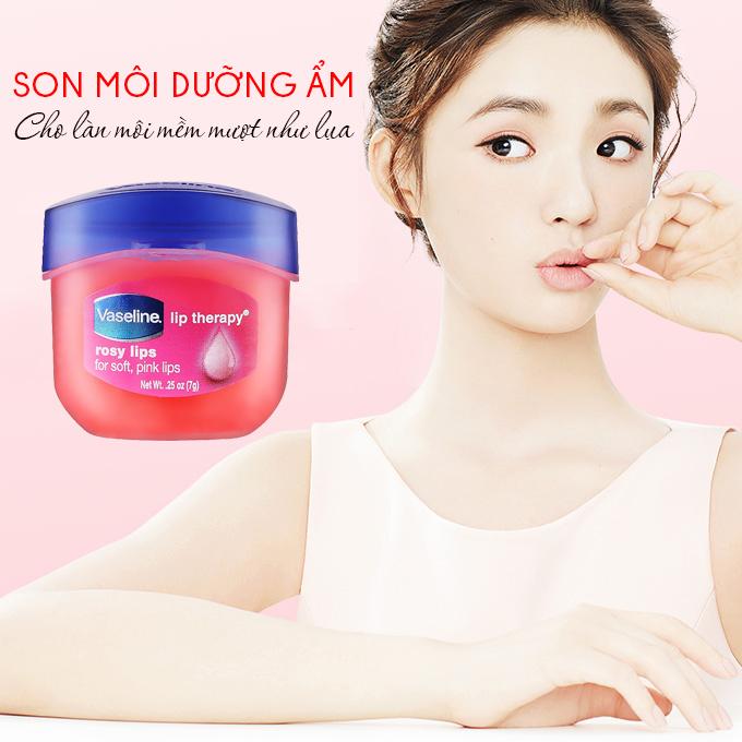 Vaseline Lip dưỡng môi hồng xinh