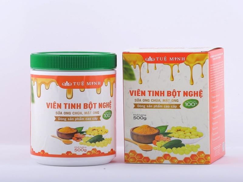 Viên tinh bột nghệ mật ong Tuệ Minh