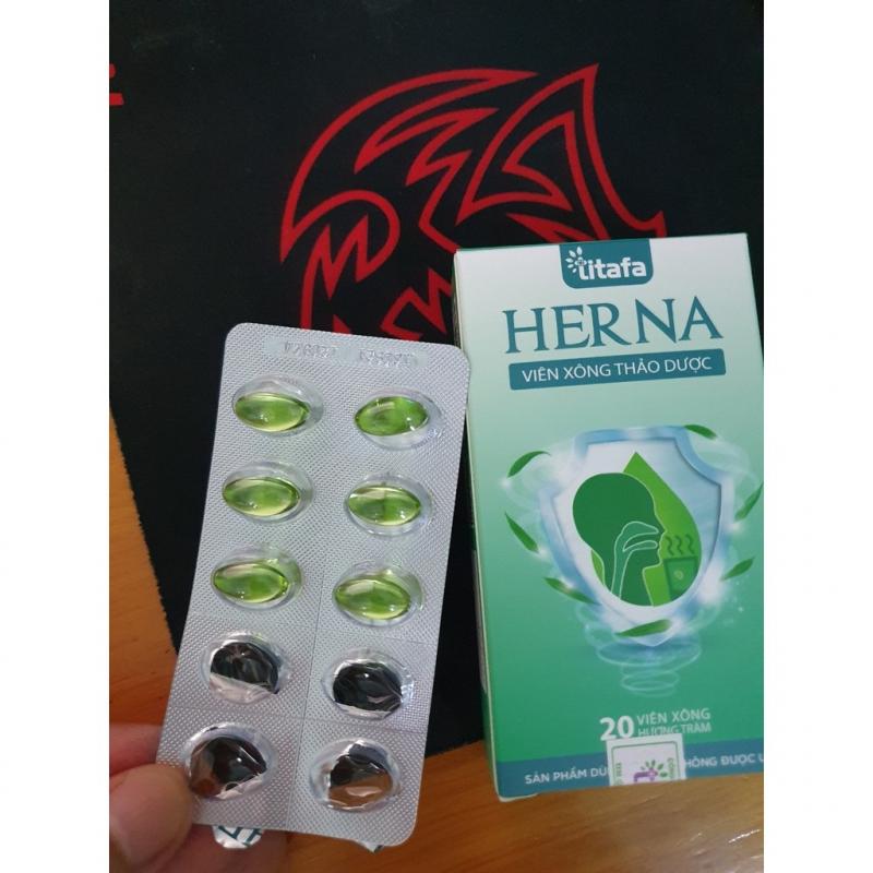 Viên xông thảo dược trị cảm Herna