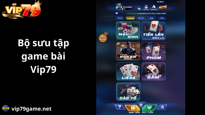 bộ sưu tập game bài vip79