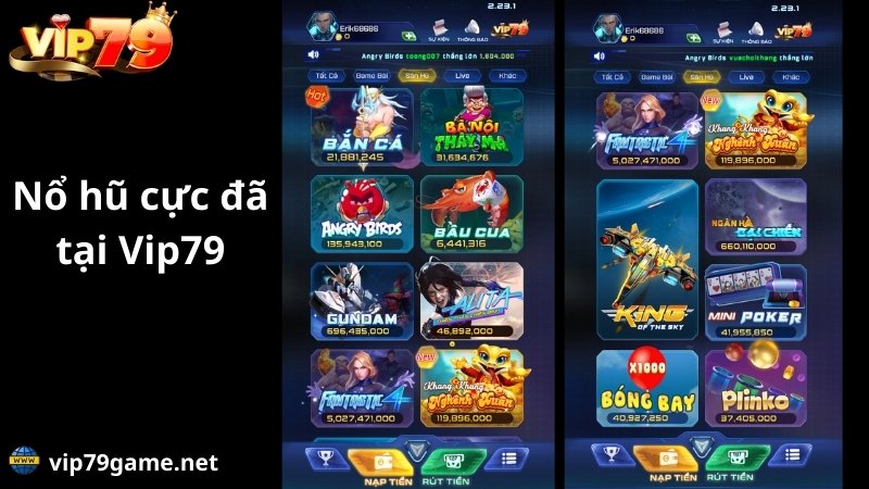 nổ hũ vip79 cực hấp dẫn